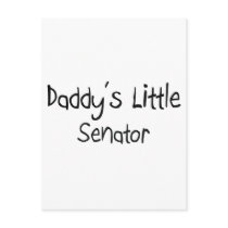 Daddy's Little Senator postcards by professions Daddy's Little Senator postcards