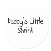 Daddy's Little Shrink stickers