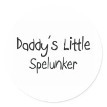 Daddy's Little Spelunker stickers