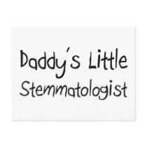 Daddy's Little Stemmatologist postcards