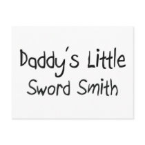 Daddy's Little Sword Smith postcards