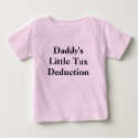 Daddy's Little Tax Deduction t-shirts by LeeMarie22 Daddy's Little Tax Deduction t-shirts