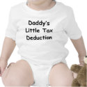 Daddy's Little Tax Deduction t-shirts by BigGeekDaddy Daddy's Little Tax Deduction t-shirts