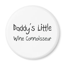Daddy's Little Wine Connoisseur magnets by professions Daddy's Little Wine Connoisseur magnets