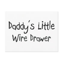 Daddy's Little Wire Drawer postcards by professions Daddy's Little Wire Drawer postcards