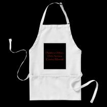 Daddy's Office Apron aprons