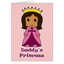 Daddy's Princess Card