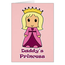 Daddy's Princess Card