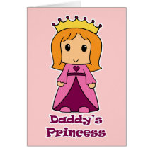 Daddy's Princess Card