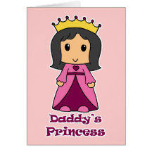 Daddy's Princess Greeting Cards