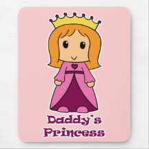 Daddy's Princess Mouse Pads
