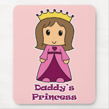 Daddy's Princess Mouse Pads