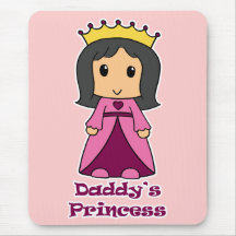 Daddy's Princess Mousepads