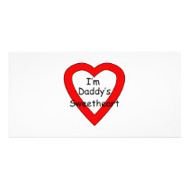Daddy's Sweetheart photo cards