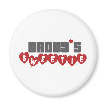 daddy's sweetie2 magnets