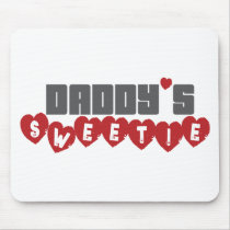 daddy's sweetie2 mousepads
