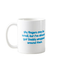 Daddy's Wrapped (Blue) mugs
