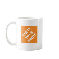 Dadism Clean Your Room mug