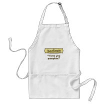 Dadism - I love you pumpkin aprons