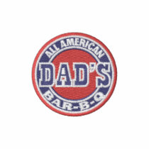 Dad's All American Barbeque Embroidered Jacket embroidered shirts