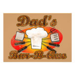 Dad's Bar-B-Que Invites