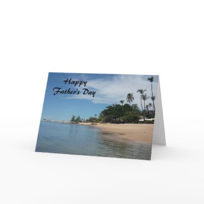 dad's beach card by cardart