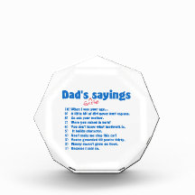 Dad's favorite sayings award