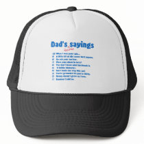 Dads favorite sayings hat