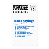 Dads favorite sayings stamp