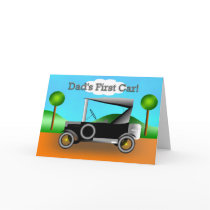 Dad's First Car! Father's Day cards