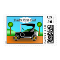 Dad's First Car Father's Day stamps