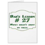 Dad's lesson #27 cards