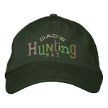 Dad's Lucky Hunting Embroidery Hat Embroidered Hats