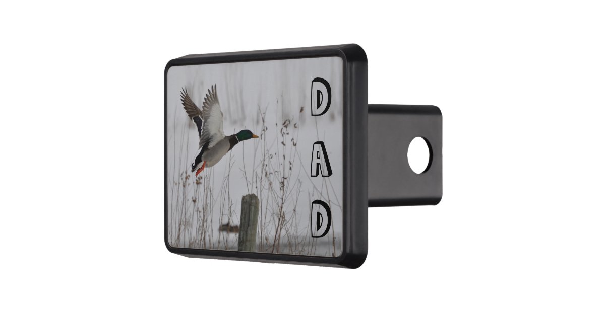 Dads Mallard Duck Custom Large Hitch Cover Zazzle