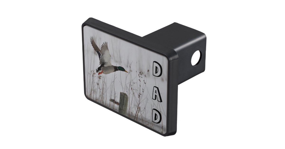 Dads Mallard Duck Custom Large Hitch Cover Zazzle