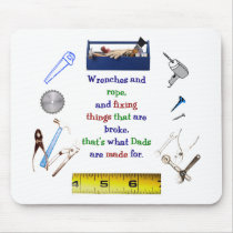 Dad's tool box Mousepad