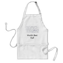 dads, World's Best Dad! Apron