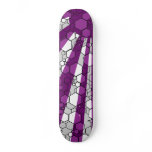 Daedal (Purple/Grey/White) Skateboard Deck
