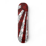 Daedal (Red/Grey/White) Skateboard Deck