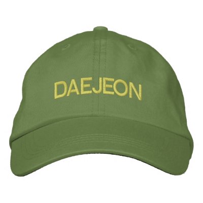 Daejeon Cap Embroidered Baseball Caps Daejeon Cap Embroidered Baseball Caps