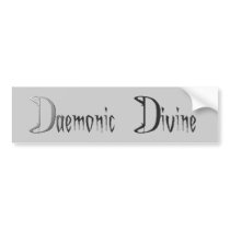 Daemonic Divine bumper stickers by ofsadrianna Daemonic Divine bumper stickers