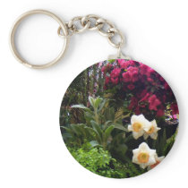 Daffodil Azalea Garden Keychain