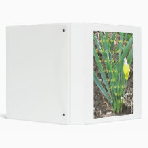Daffodil Bloom Binder