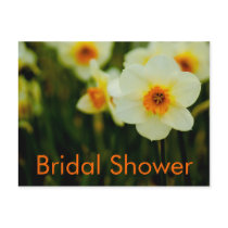 Daffodil • Bridal Shower Invitation Postcard