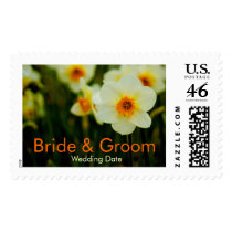 Daffodil • Bride & Groom Stamp by SabineStGreetings Daffodil • Bride & Groom Stamp