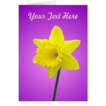 Daffodil Card - Template by artberry Daffodil Card - Template