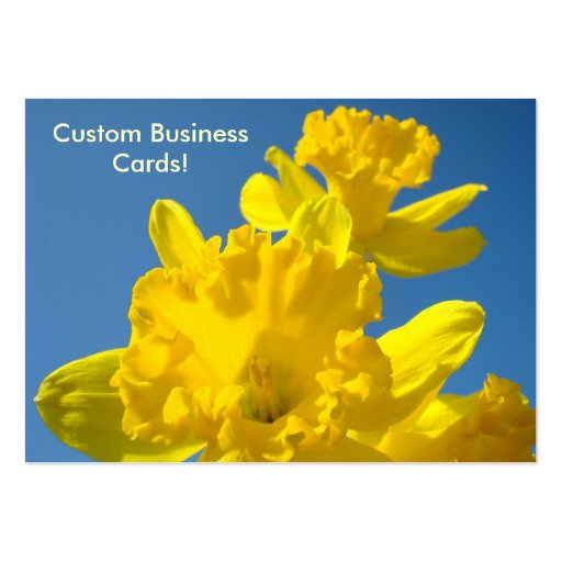 Daffodil Custom Business Cards Personal Company