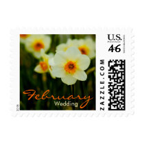 Daffodil • February Wedding Stamp by SabineStGreetings Daffodil • February Wedding Stamp