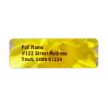 Daffodil Flower Return Address Label