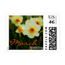 Daffodil • March Wedding Stamp by SabineStGreetings Daffodil • March Wedding Stamp